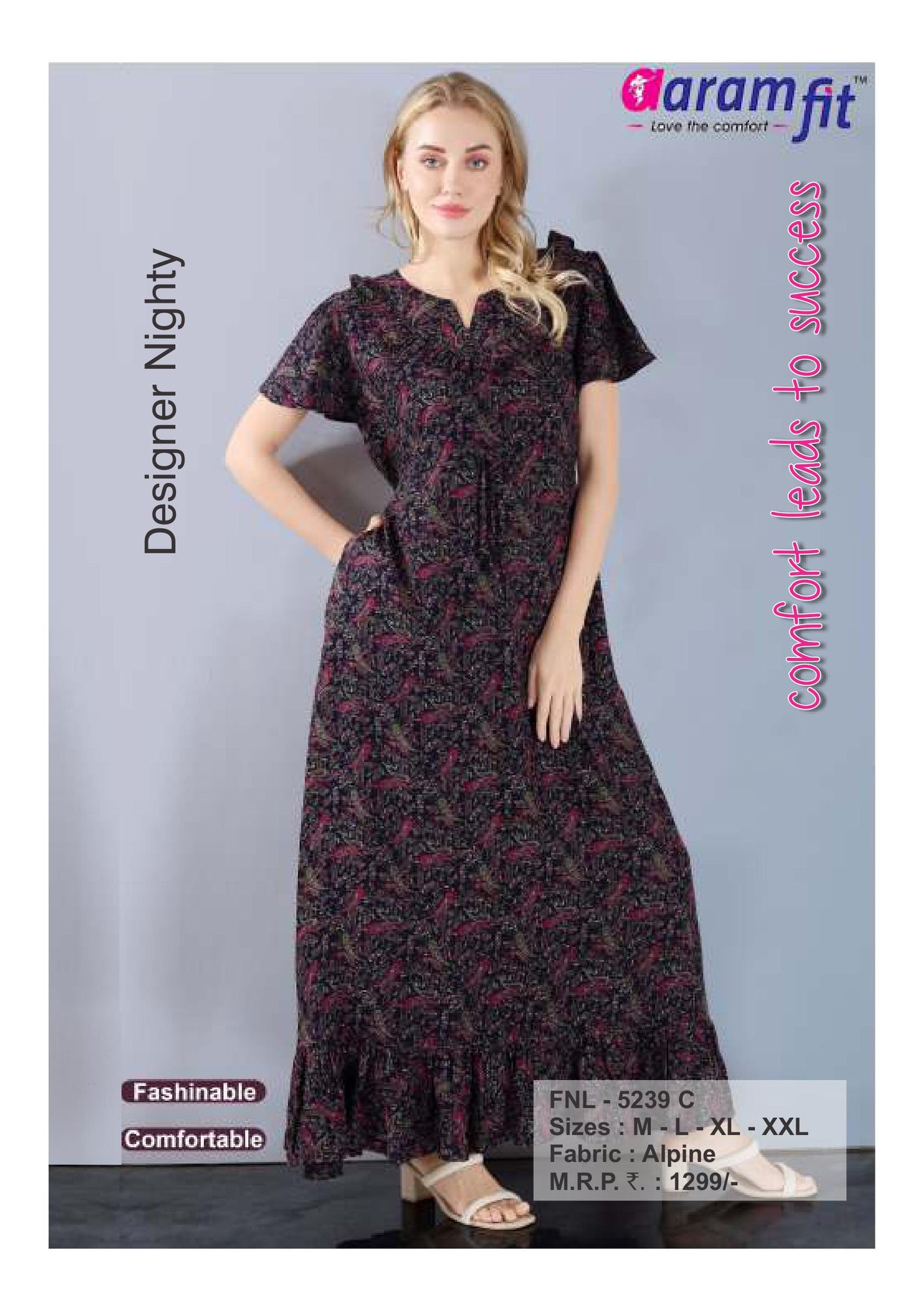 AARAMFIT DESIGNER NIGHTY FNL-5239