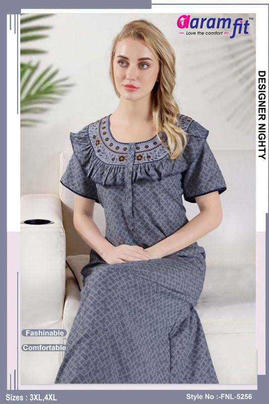 AARAMFIT DESIGNER NIGHTY FNL-5256 / 3XL-4XL
