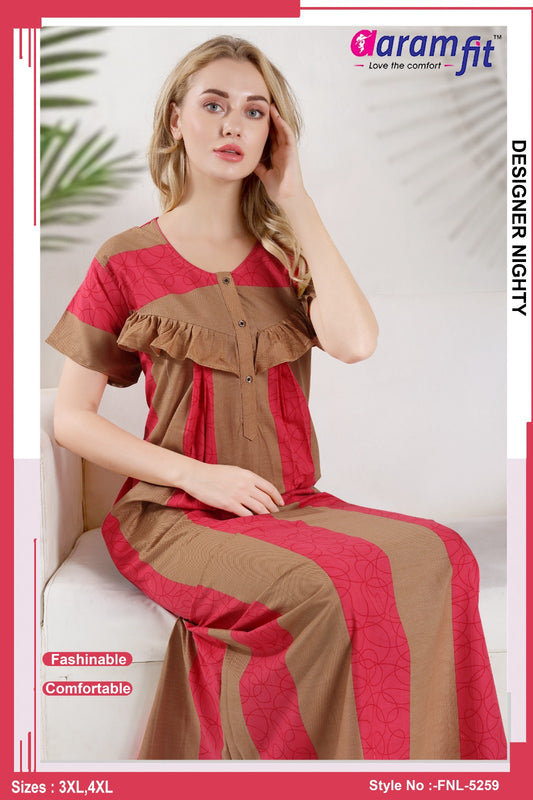 AARAMFIT DESIGNER NIGHTY FNL-5259 / 3XL-4XL