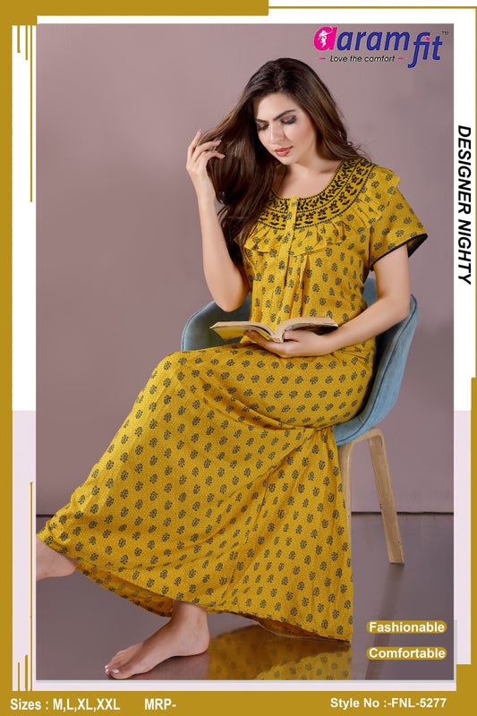 AARAMFIT DESIGNER NIGHTY FNL-5277 / 3XL-4XL