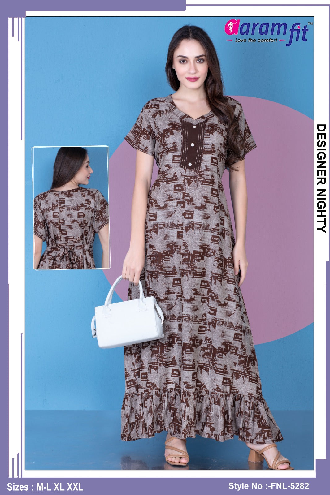 AARAMFIT DESIGNER NIGHTY FNL-5282