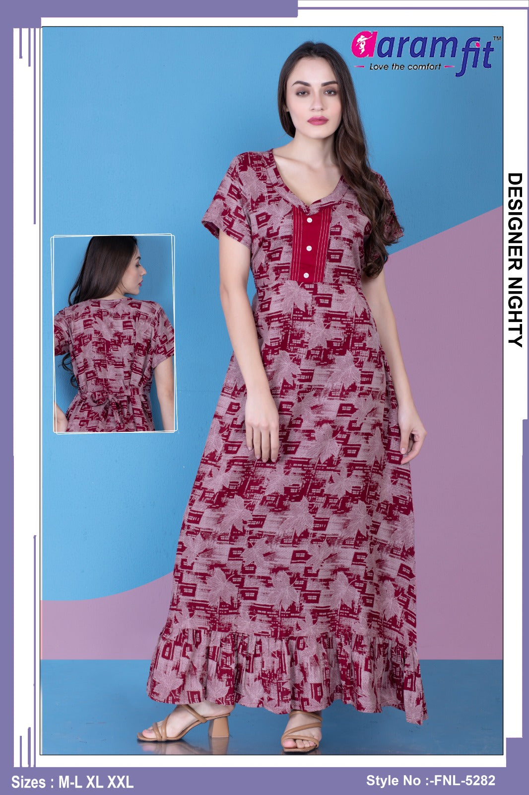 AARAMFIT DESIGNER NIGHTY FNL-5282