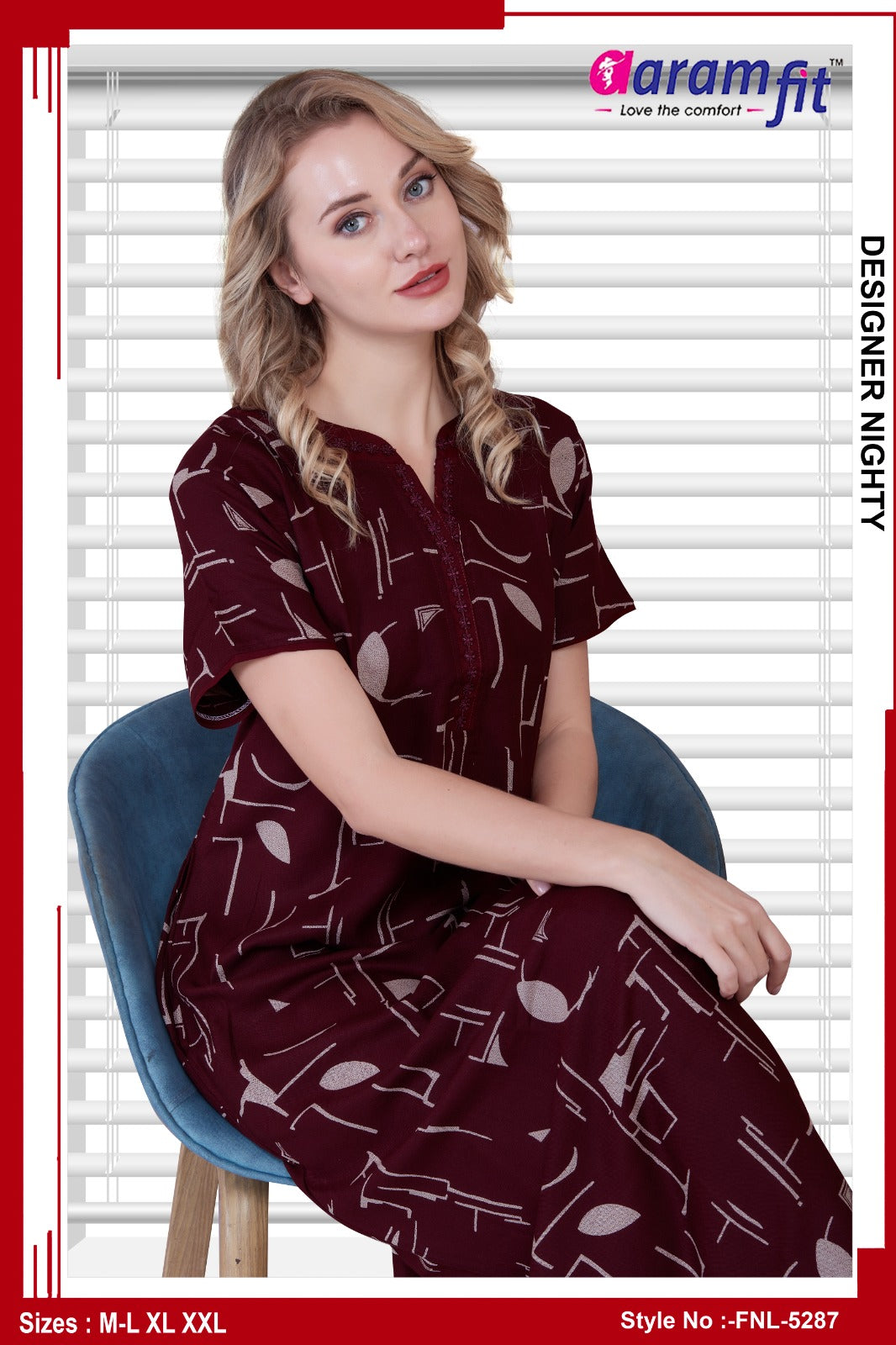 AARAMFIT DESIGNER NIGHTY FNL-5287