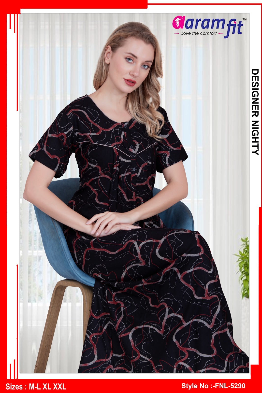 AARAMFIT DESIGNER NIGHTY FNL-5290