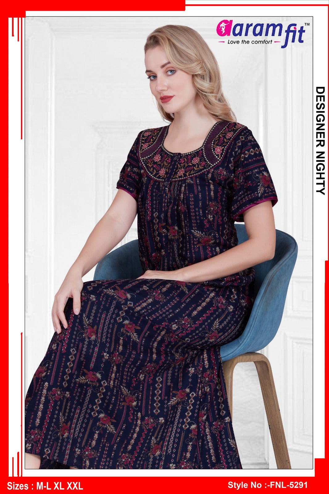 AARAMFIT DESIGNER NIGHTY FNL-5291