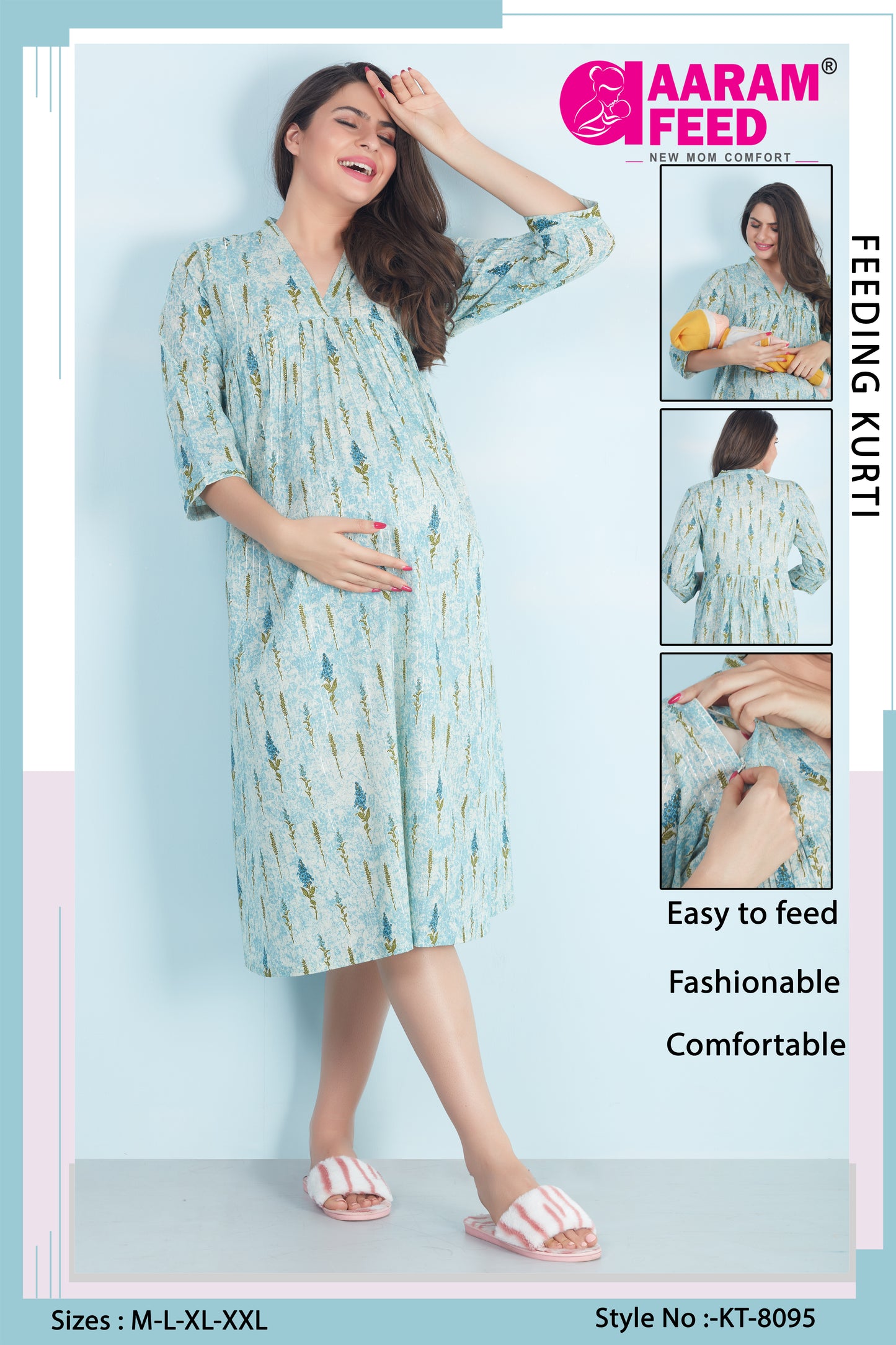 AaramFeed Feeding Kurti KT-8095