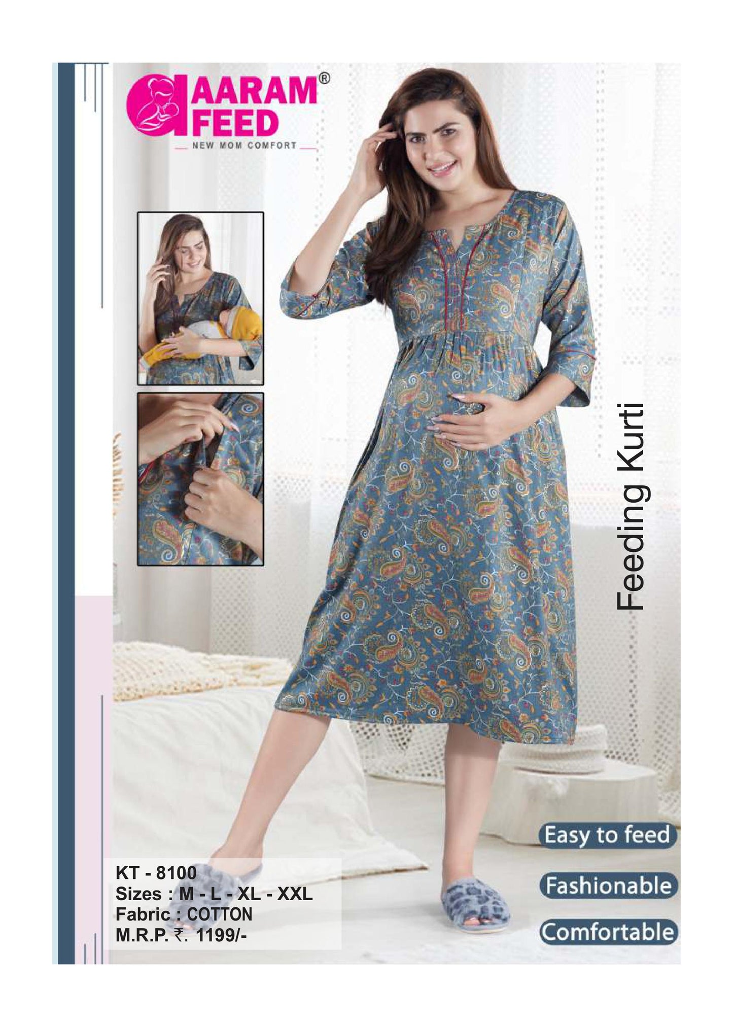 AaramFeed Feeding Kurti KT-8100
