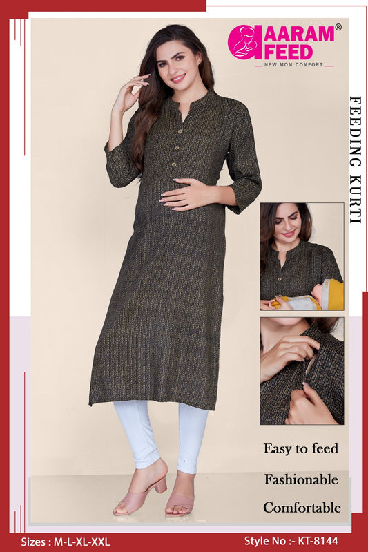 AaramFeed Feeding Kurti-KT-8144