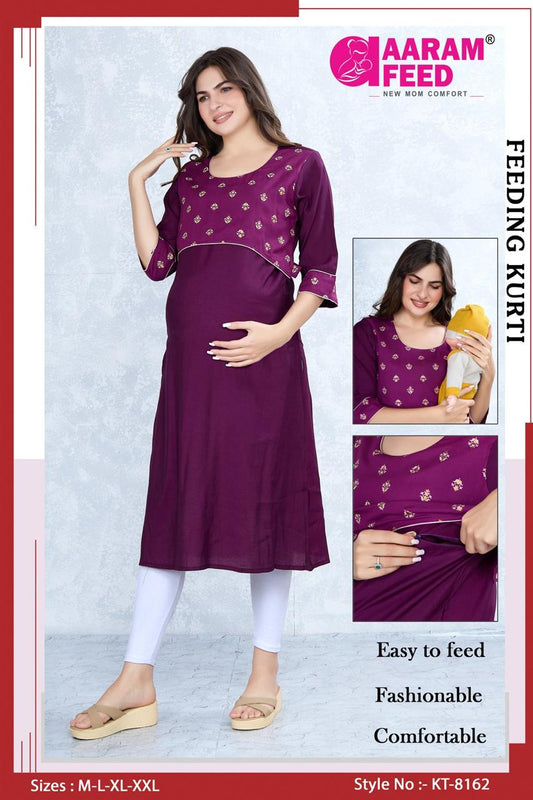 AaramFeed Feeding Kurti-KT-8162