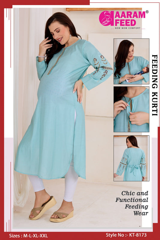 AaramFeed Feeding Kurti-KT-8173