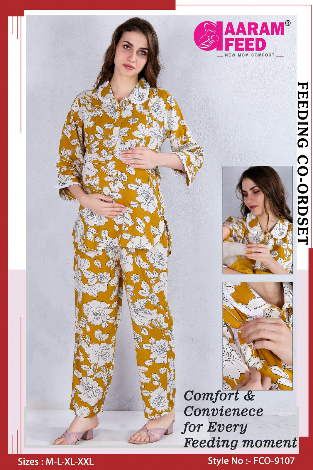AARAMFEED FEEDING CO-ORD SET-FCO-9107