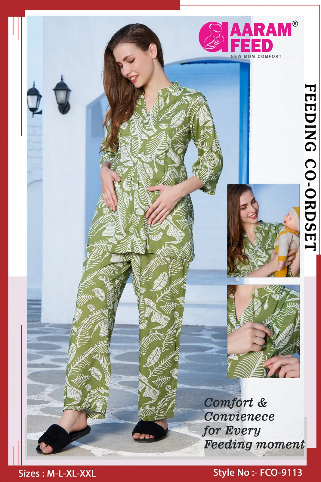 AARAMFEED FEEDING CO-ORD SET-FCO-9113