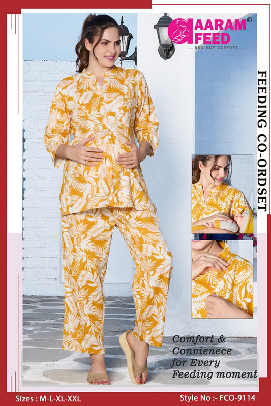 AARAMFEED FEEDING CO-ORD SET-FCO-9114
