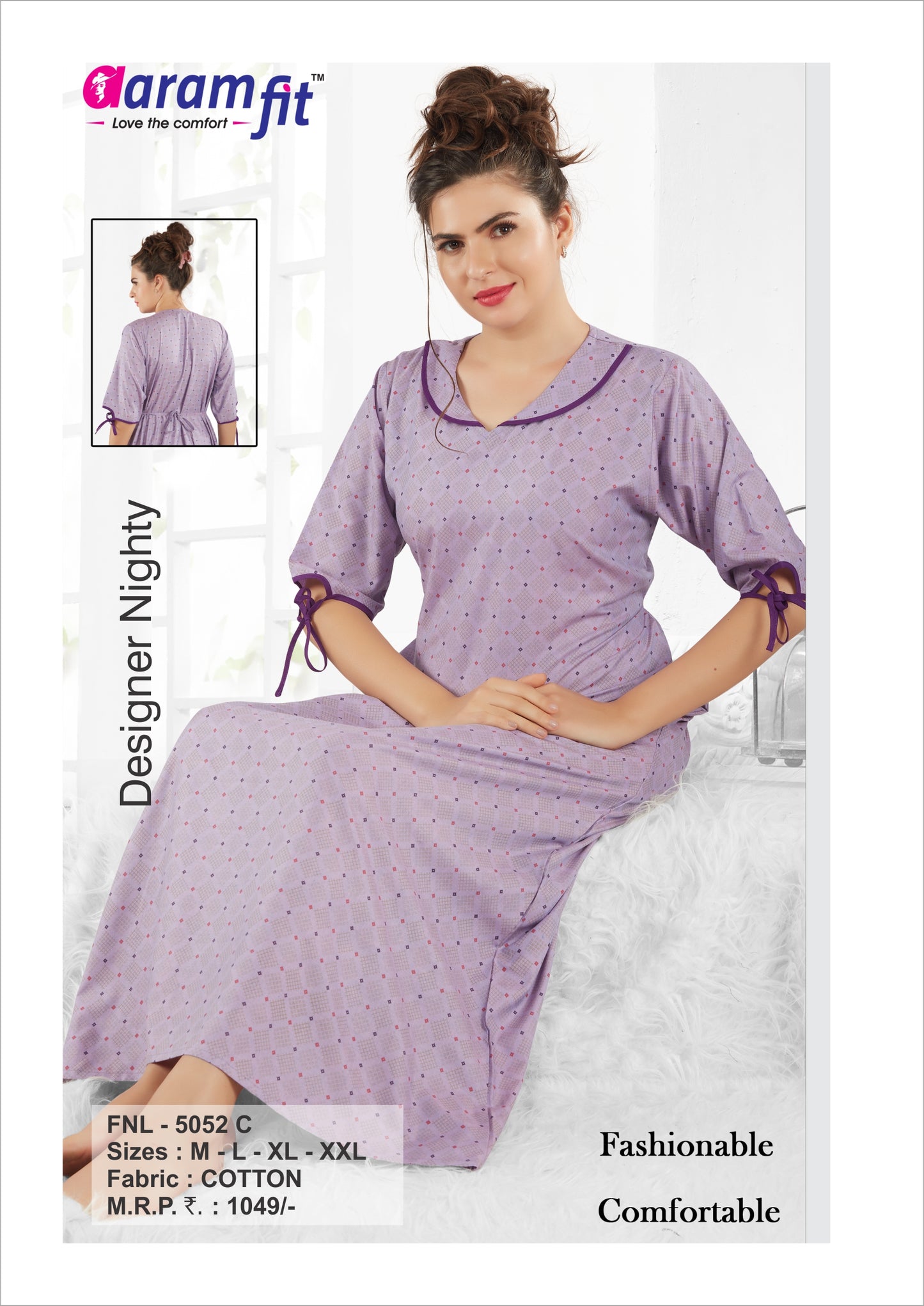 AARAMFIT DESIGNER NIGHTY FNL-5052
