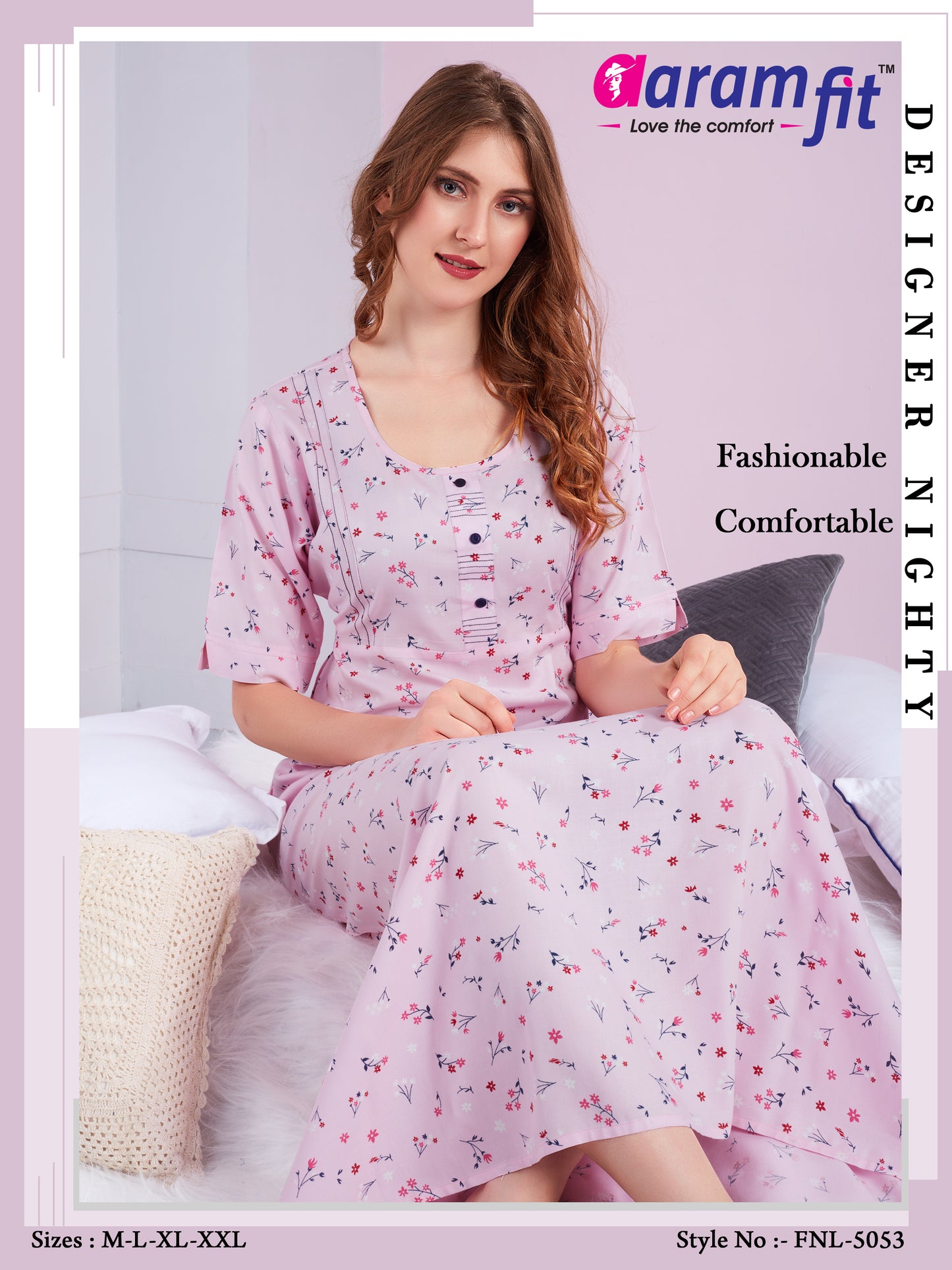 AARAMFIT DESIGNER NIGHTY FNL-5053