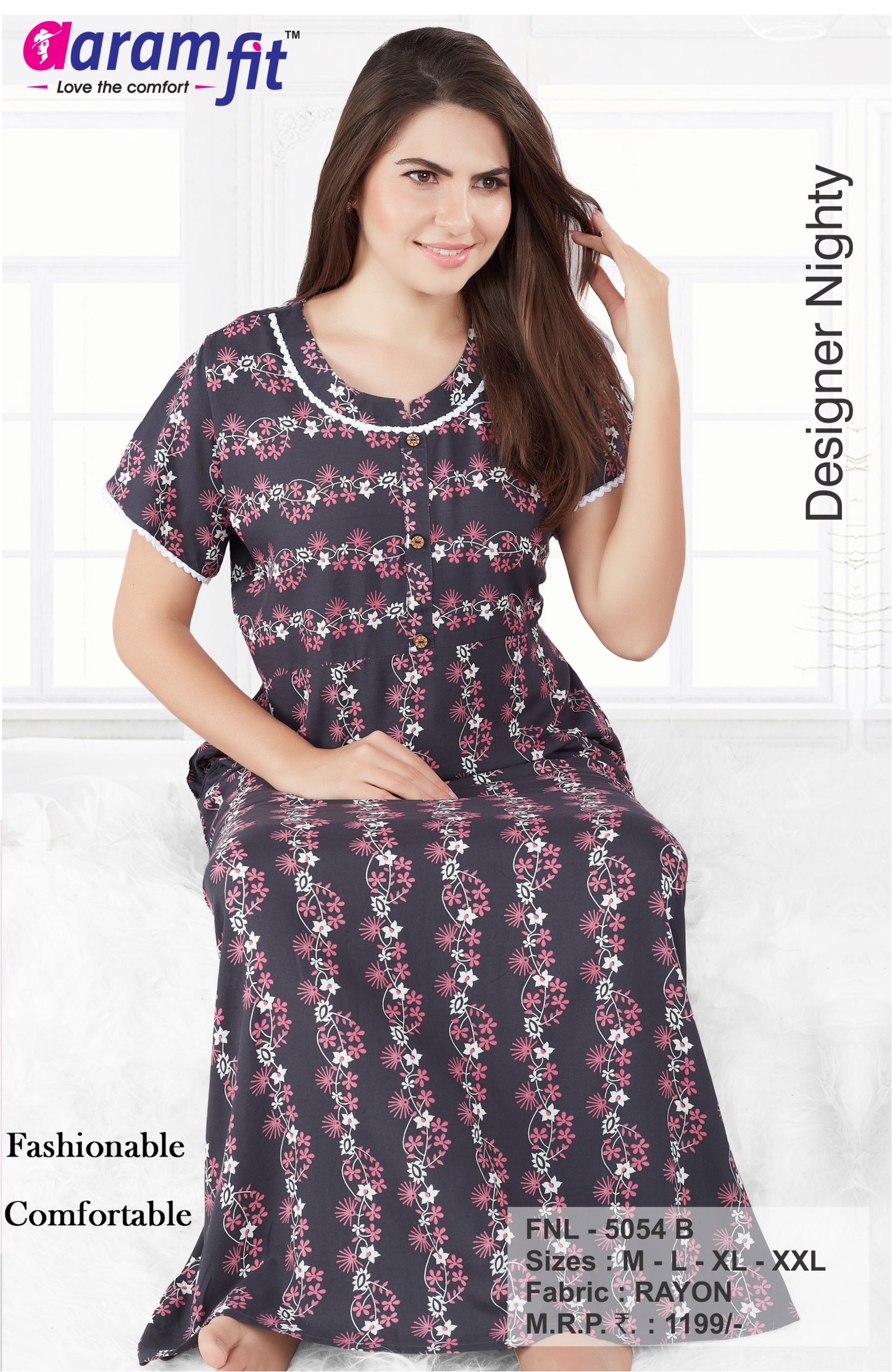AARAMFIT DESIGNER NIGHTY FNL-5054