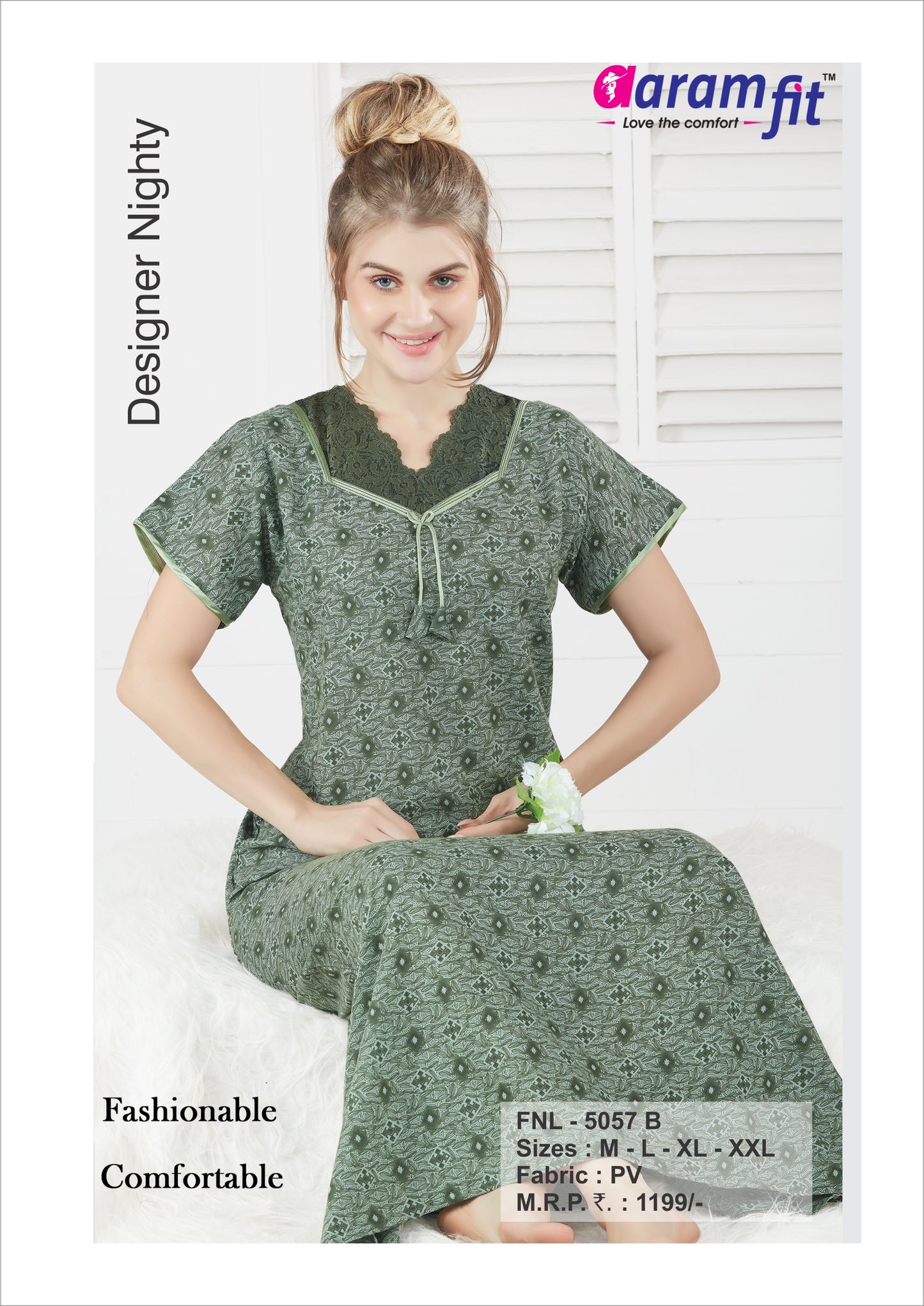 AARAMFIT DESIGNER NIGHTY FNL-5057