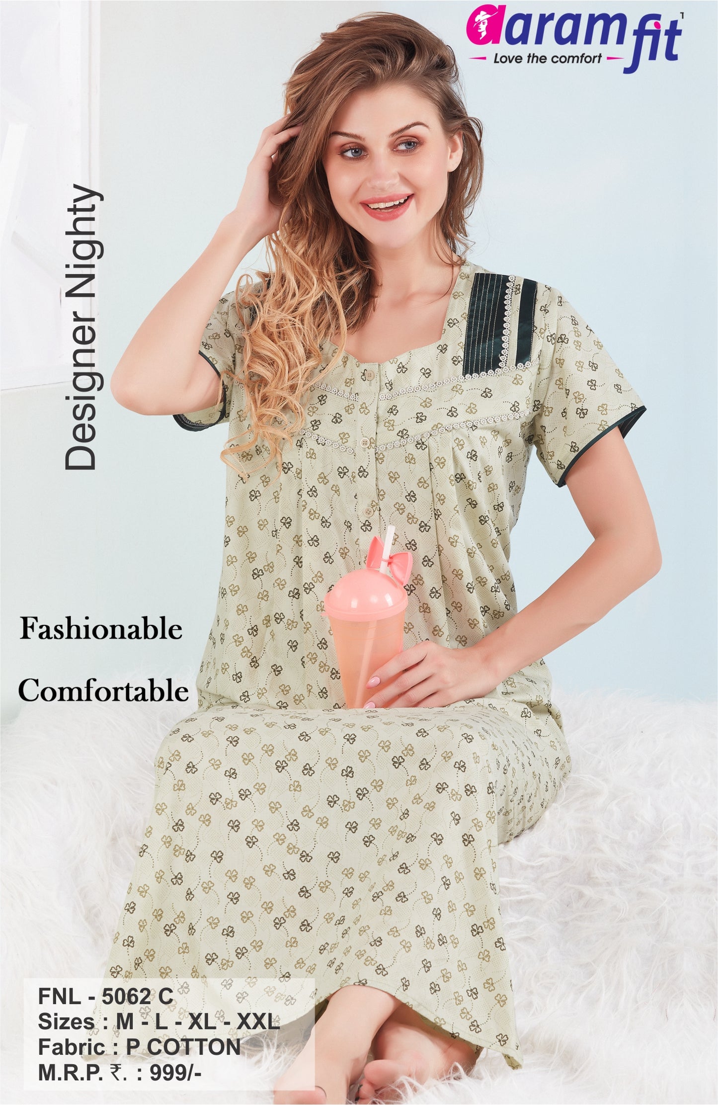AARAMFIT DESIGNER NIGHTY FNL-5062