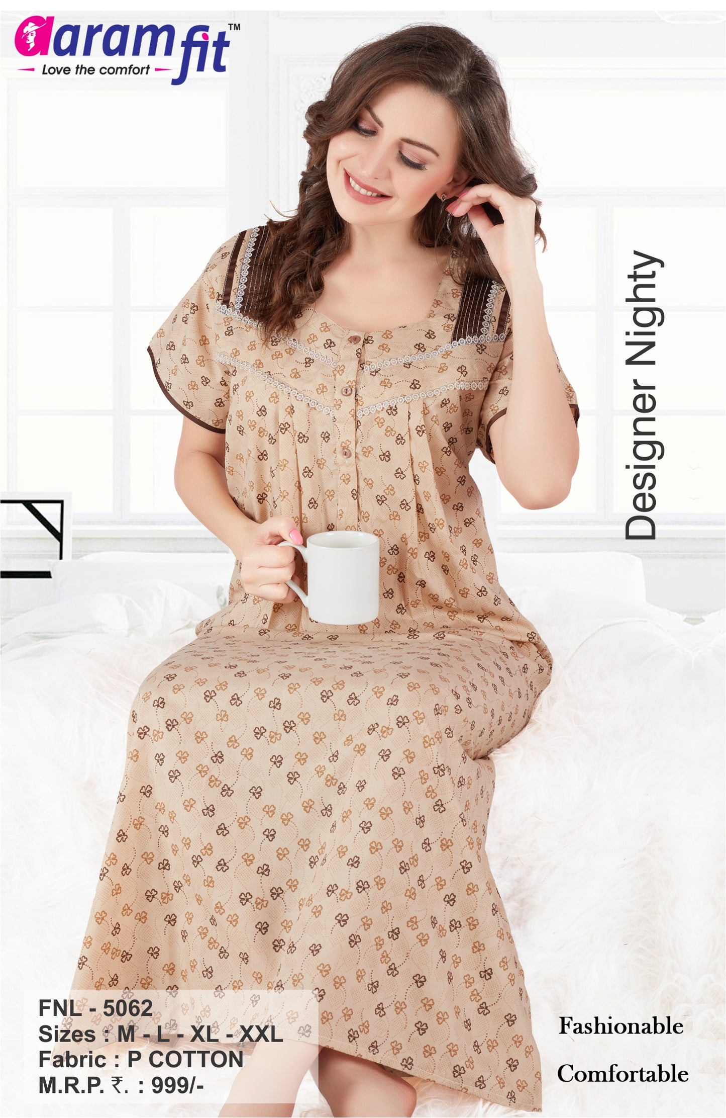 AARAMFIT DESIGNER NIGHTY FNL-5062