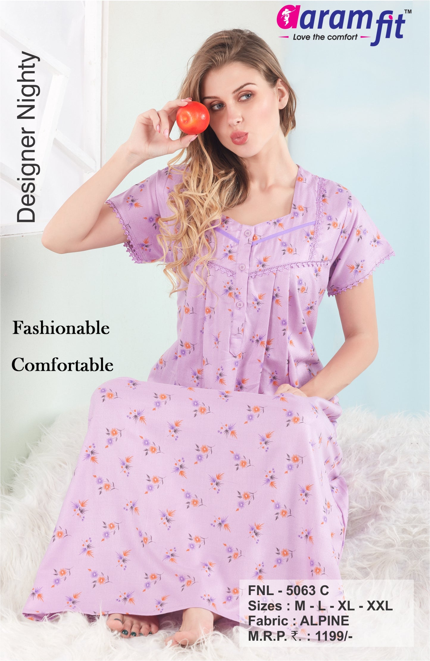 AARAMFIT DESIGNER NIGHTY FNL-5063