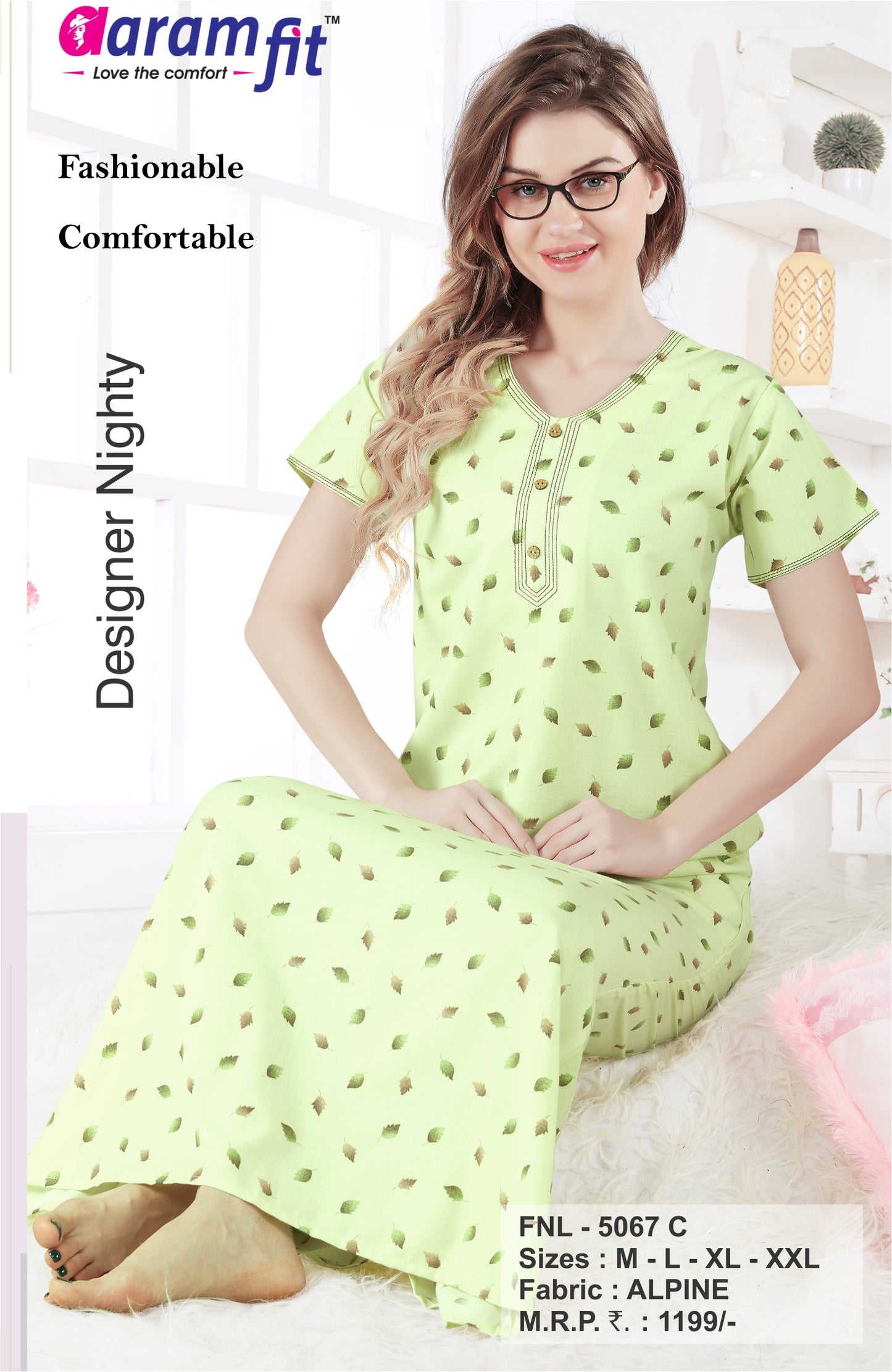 AARAMFIT DESIGNER NIGHTY FNL-5067