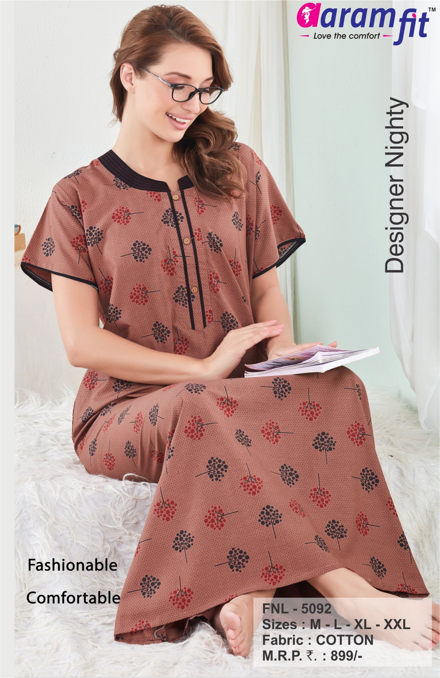 AARAMFIT DESIGNER NIGHTY FNL-5092