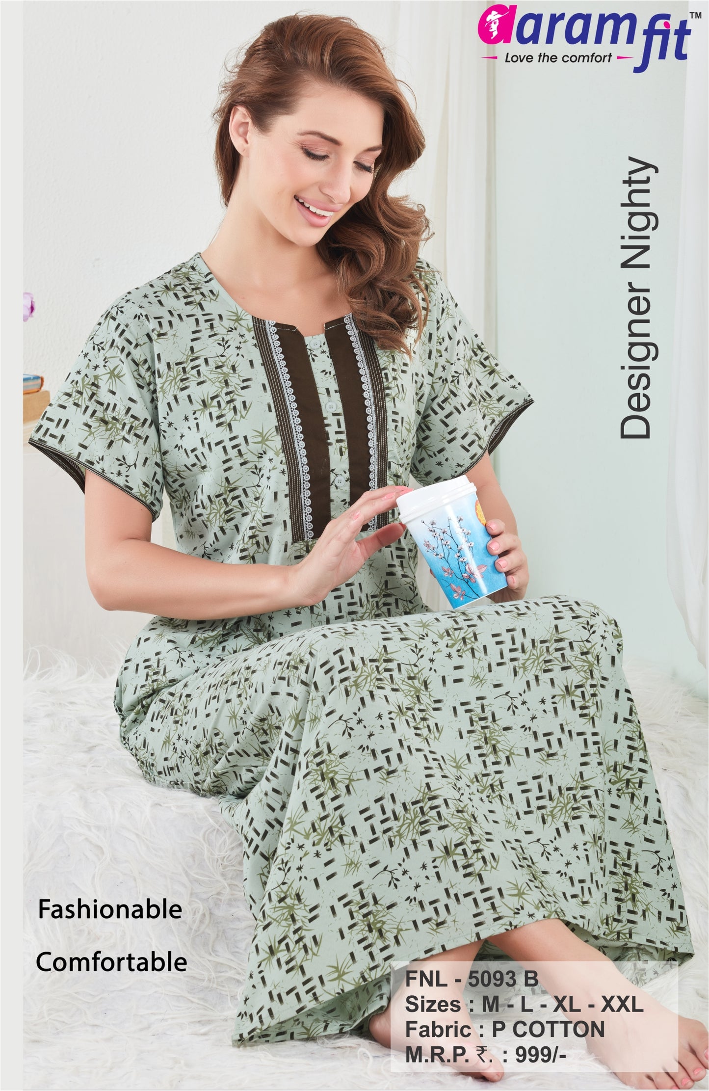 AARAMFIT DESIGNER NIGHTY FNL-5093
