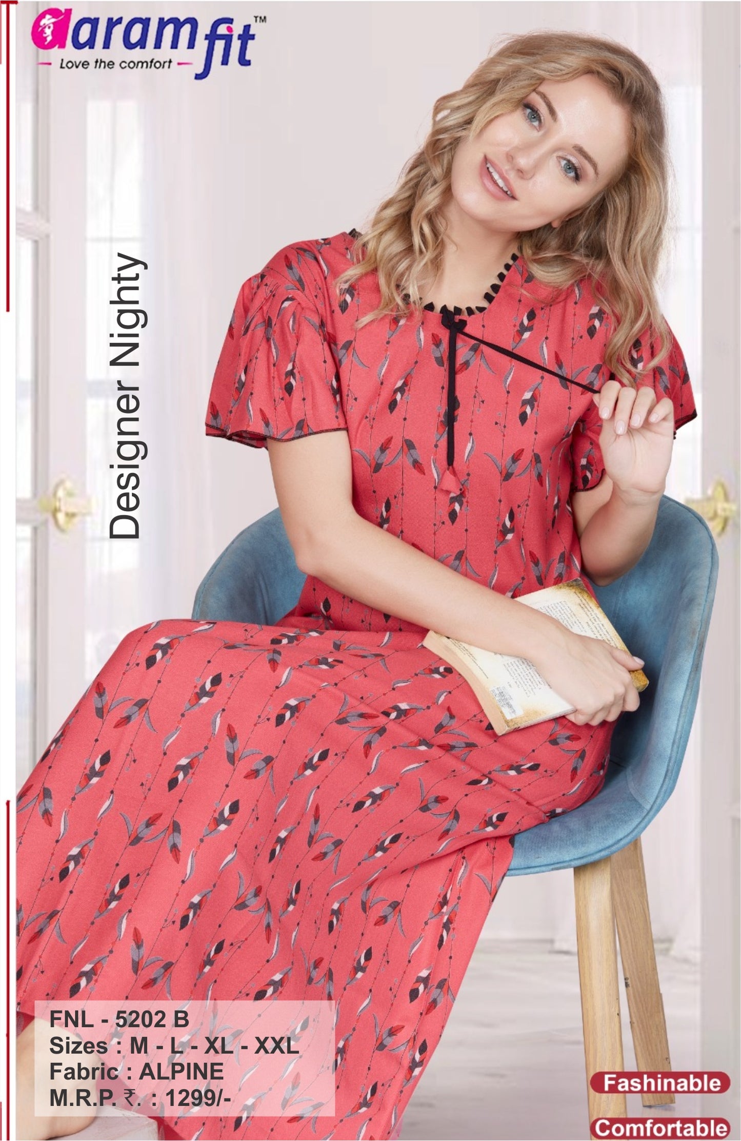 AARAMFIT DESIGNER NIGHTY FNL-5202
