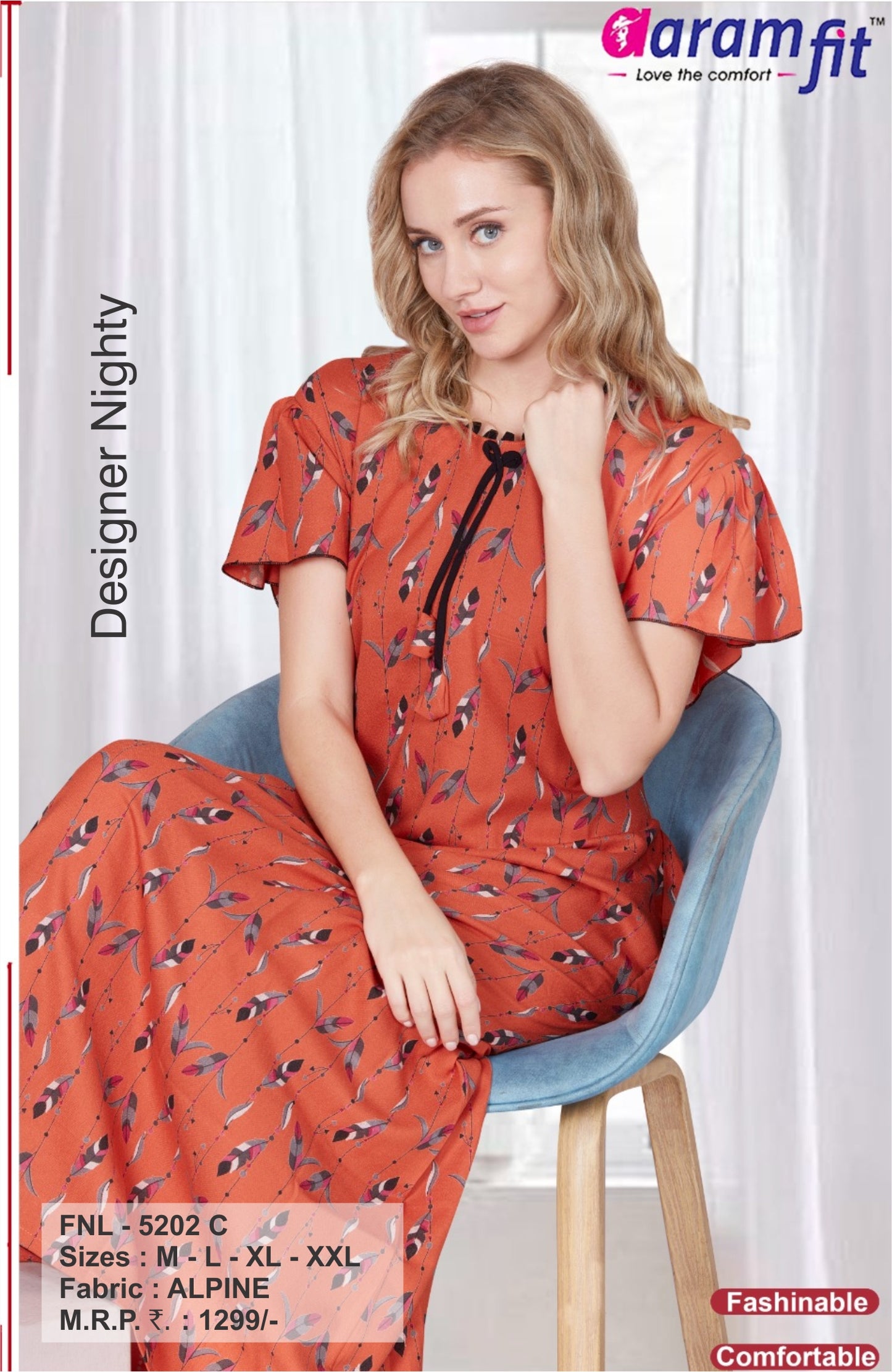 AARAMFIT DESIGNER NIGHTY FNL-5202