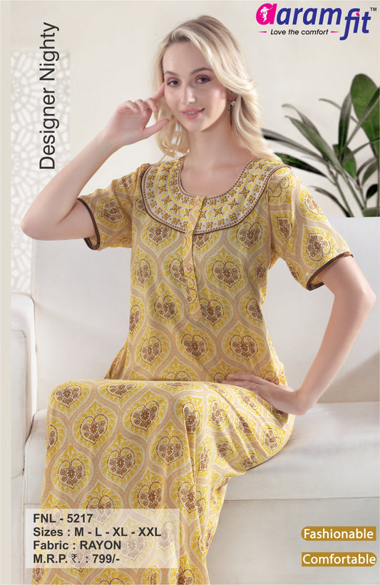 AARAMFIT DESIGNER NIGHTY FNL-5217