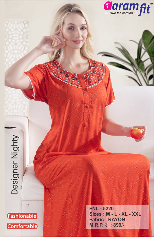 AARAMFIT DESIGNER NIGHTY FNL-5220