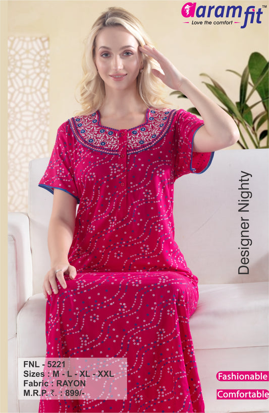 AARAMFIT DESIGNER NIGHTY FNL-5221
