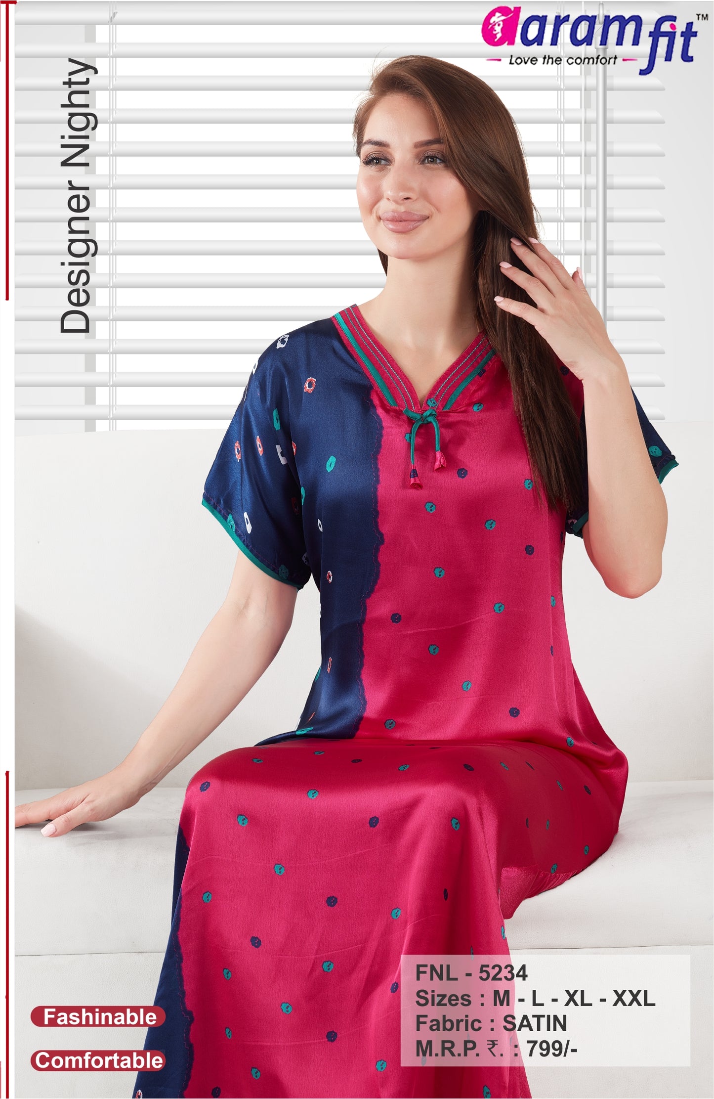 AARAMFIT DESIGNER NIGHTY FNL-5234