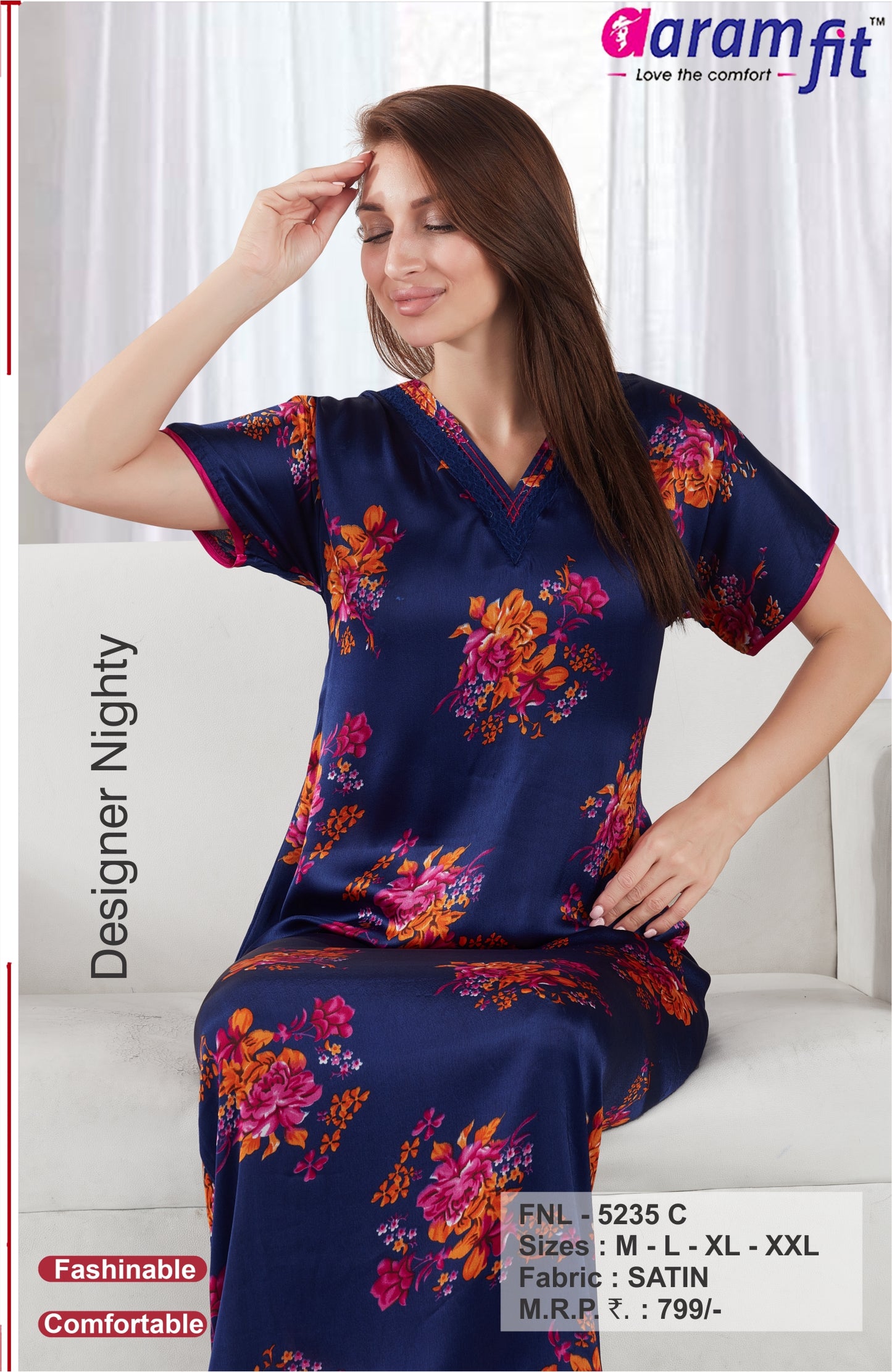 AARAMFIT DESIGNER NIGHTY FNL-5235