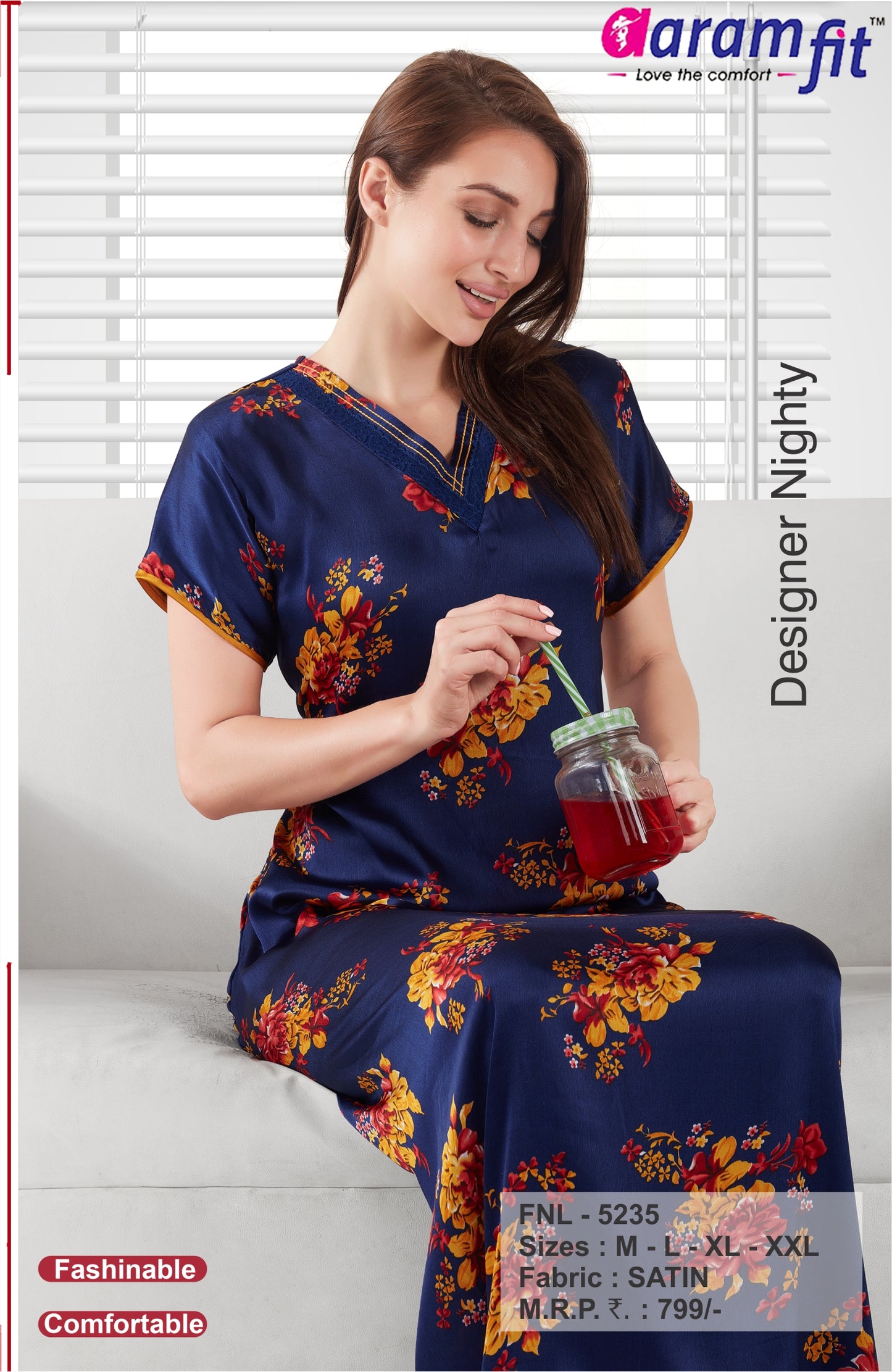 AARAMFIT DESIGNER NIGHTY FNL-5235