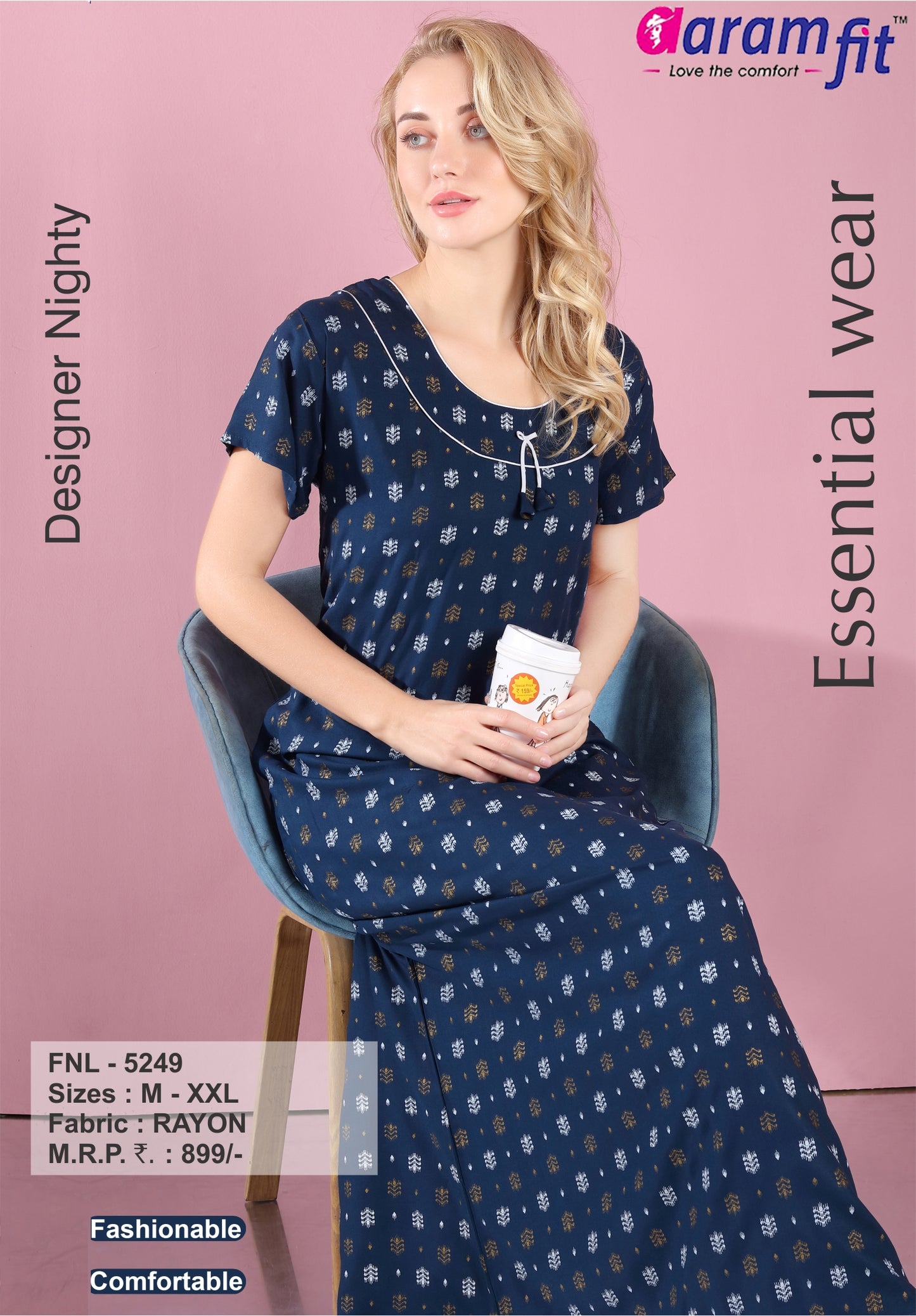 AARAMFIT DESIGNER NIGHTY FNL-5249