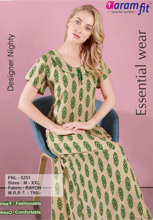 AARAMFIT DESIGNER NIGHTY FNL-5251