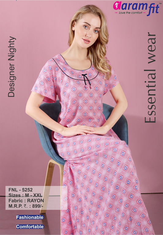 AARAMFIT DESIGNER NIGHTY FNL-5252