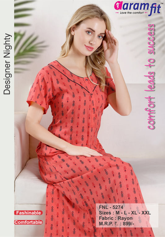 AARAMFIT DESIGNER NIGHTY FNL-5274