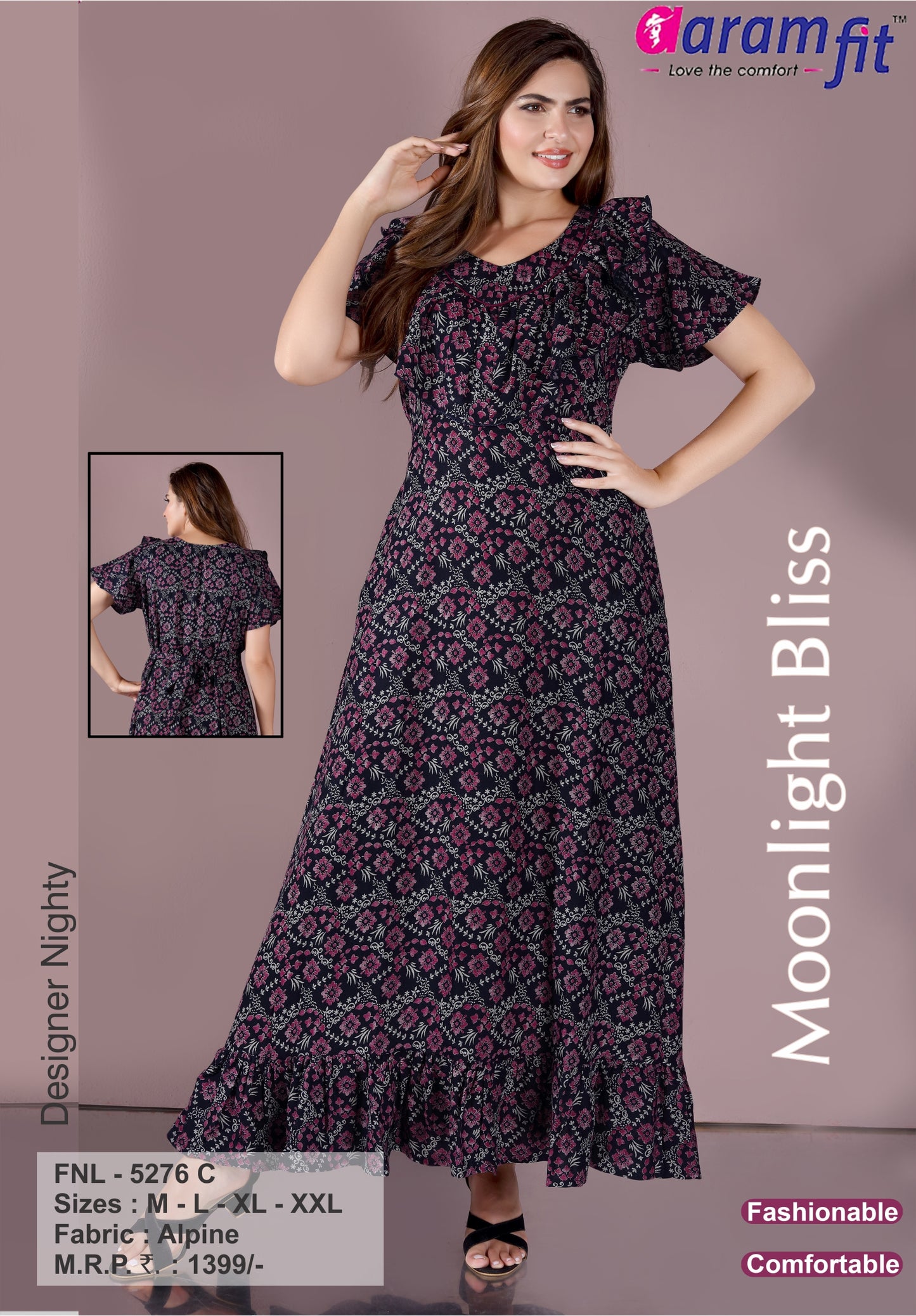 AARAMFIT DESIGNER NIGHTY FNL-5276