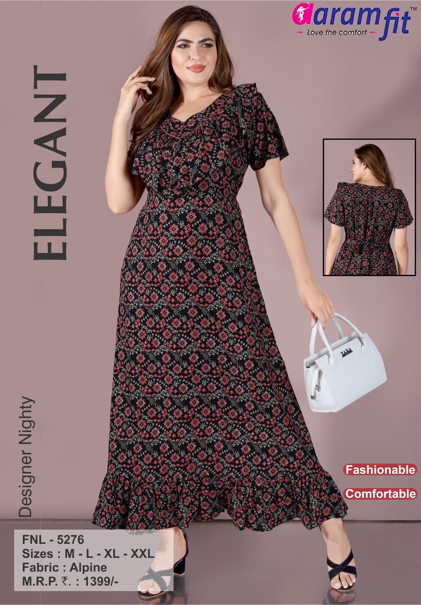 AARAMFIT DESIGNER NIGHTY FNL-5276