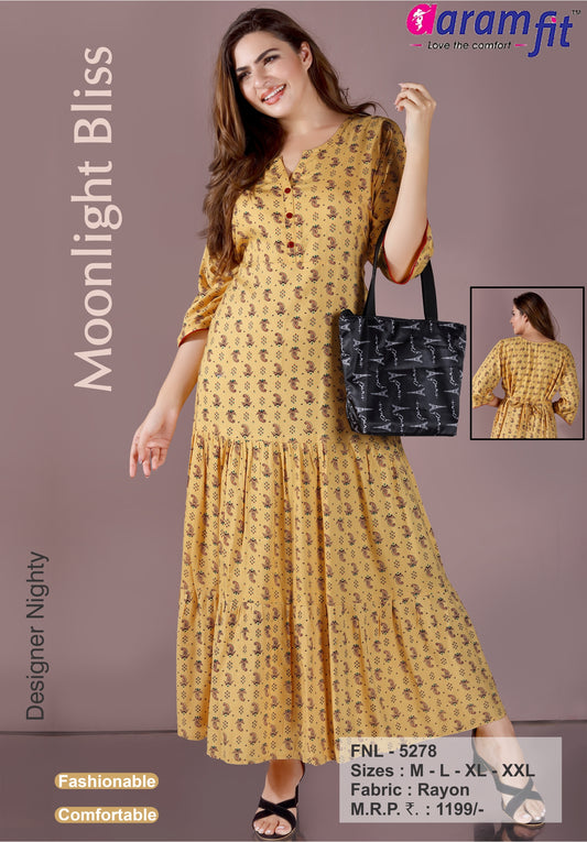 AARAMFIT DESIGNER NIGHTY FNL-5278