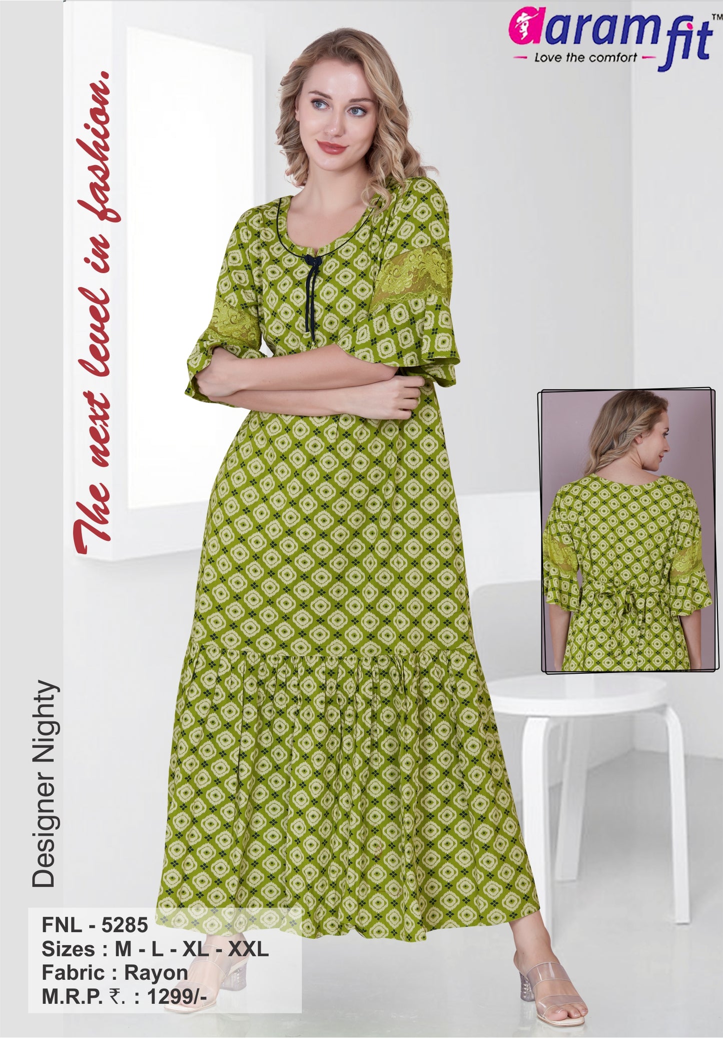 AARAMFIT DESIGNER NIGHTY FNL-5285