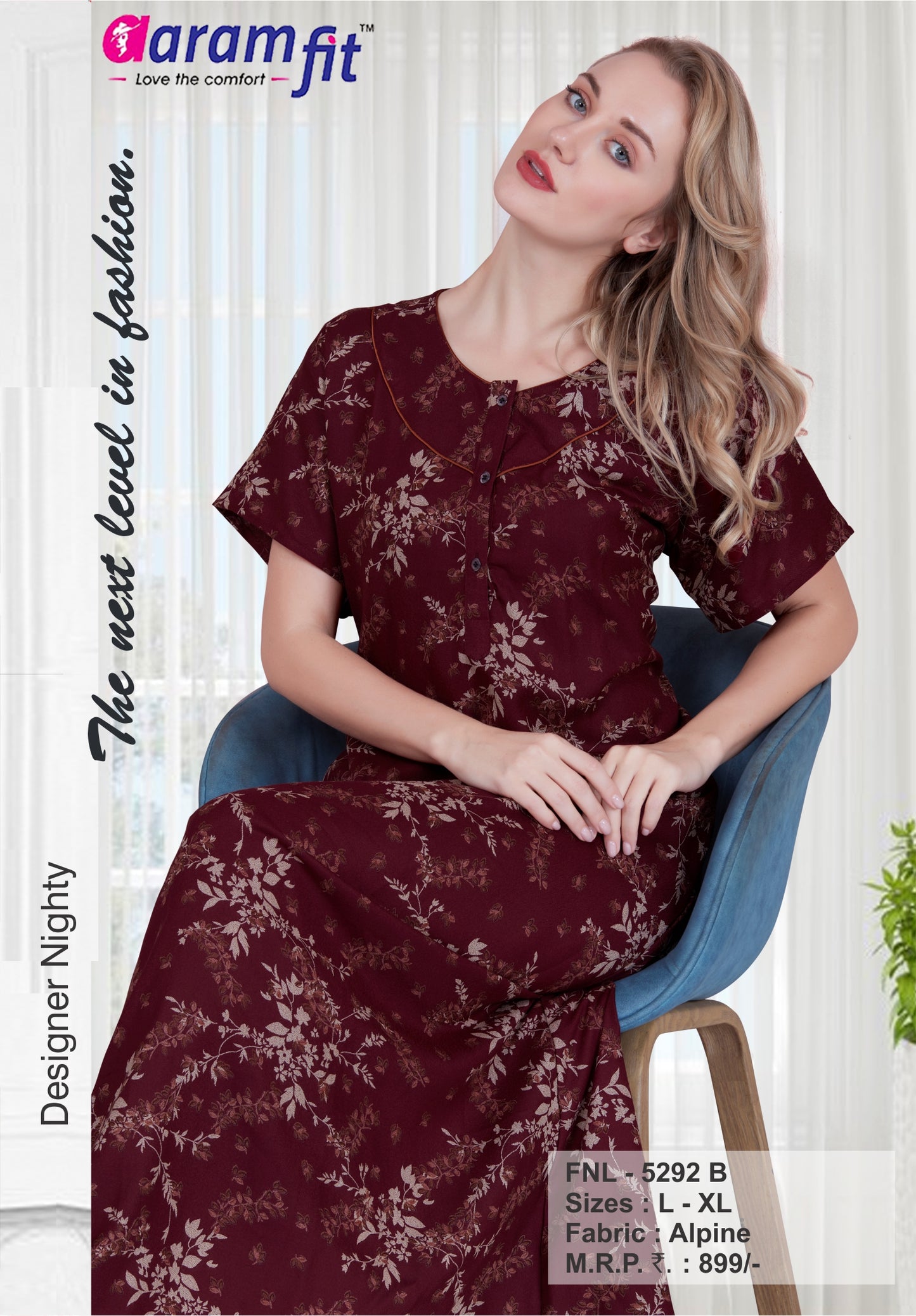 AARAMFIT DESIGNER NIGHTY FNL-5292
