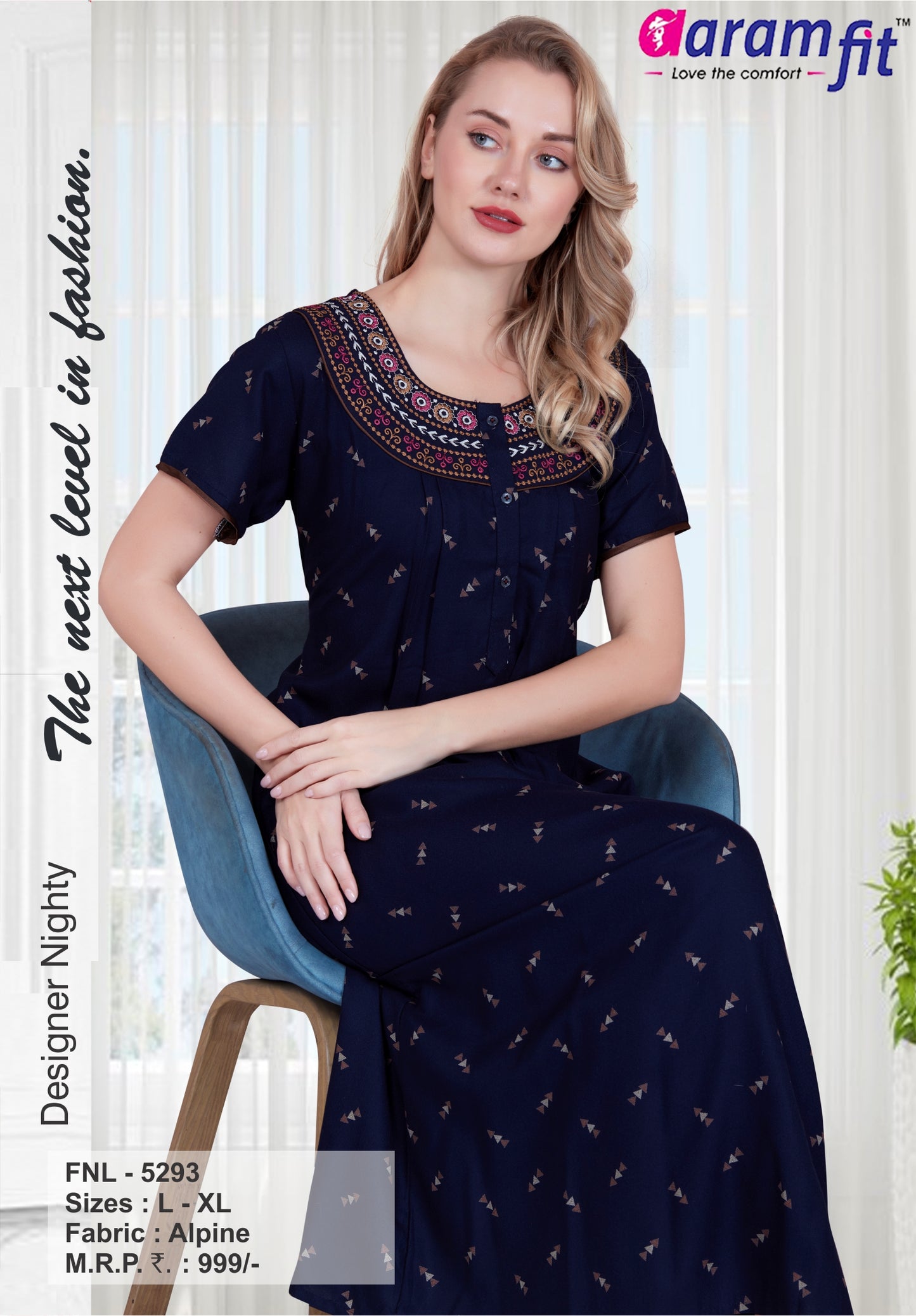 AARAMFIT DESIGNER NIGHTY FNL-5293