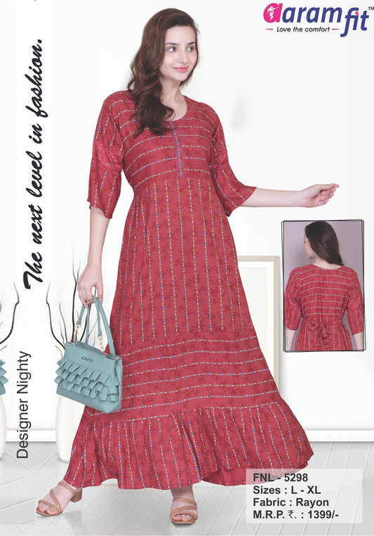 AARAMFIT DESIGNER NIGHTY FNL-5298
