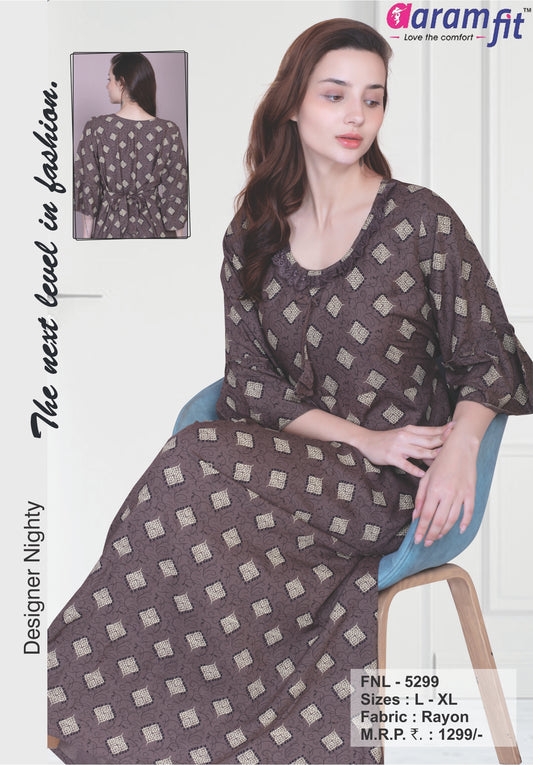 AARAMFIT DESIGNER NIGHTY FNL-5299