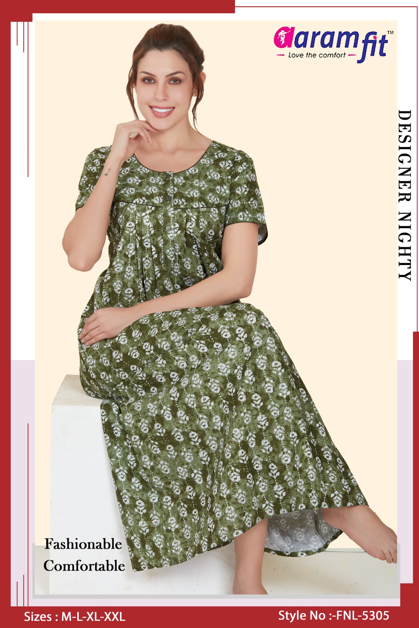 AARAMFIT DESIGNER NIGHTY FNL-5305