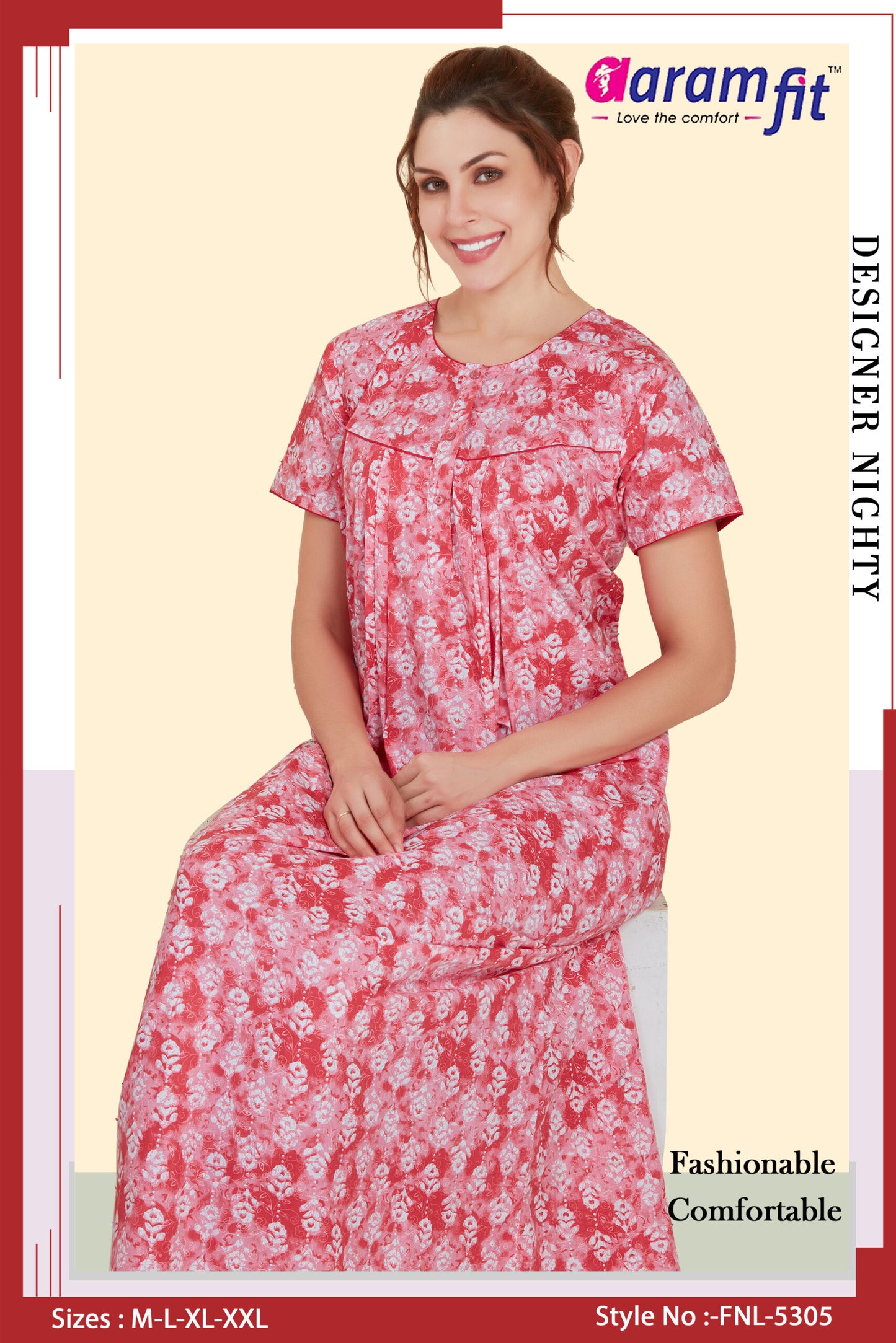 AARAMFIT DESIGNER NIGHTY FNL-5305