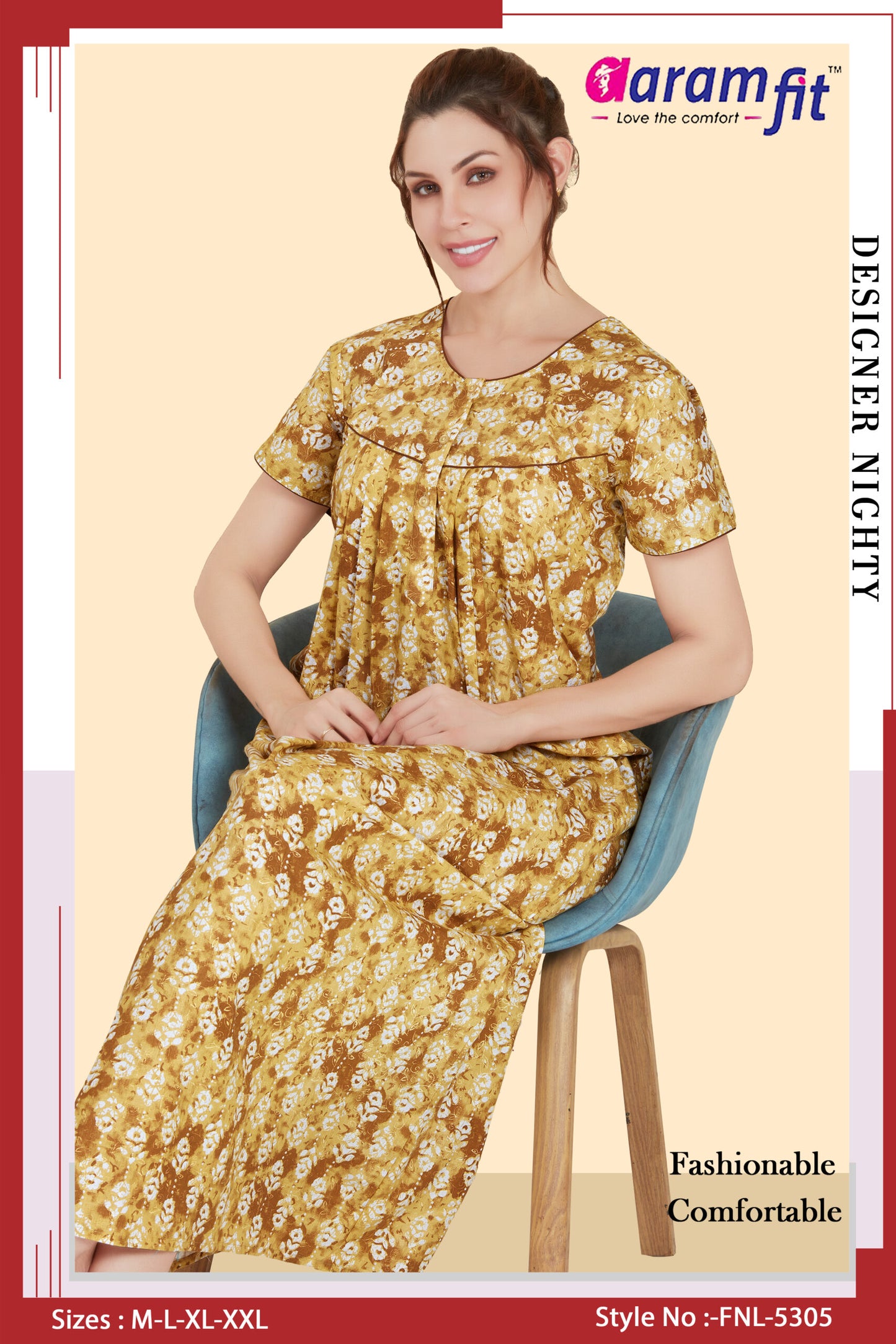AARAMFIT DESIGNER NIGHTY FNL-5305